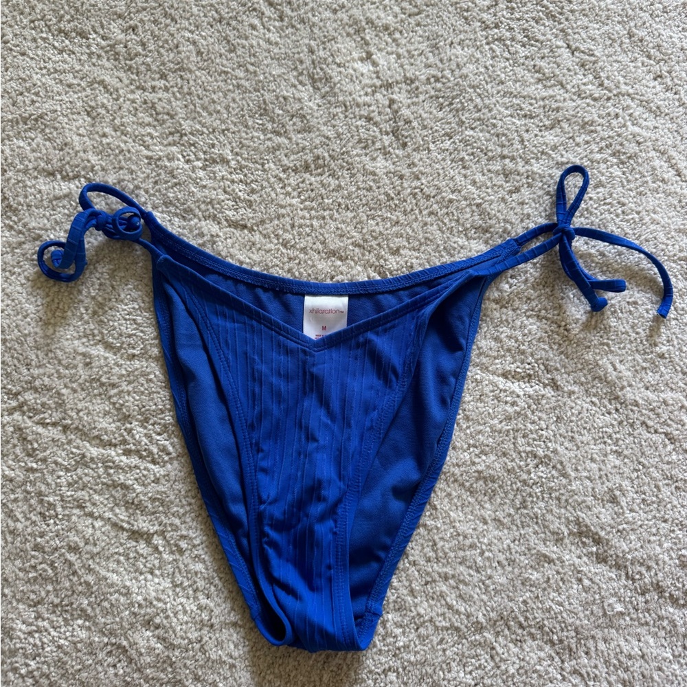 Xhilaration Ribbed Blue Bikini Bottom